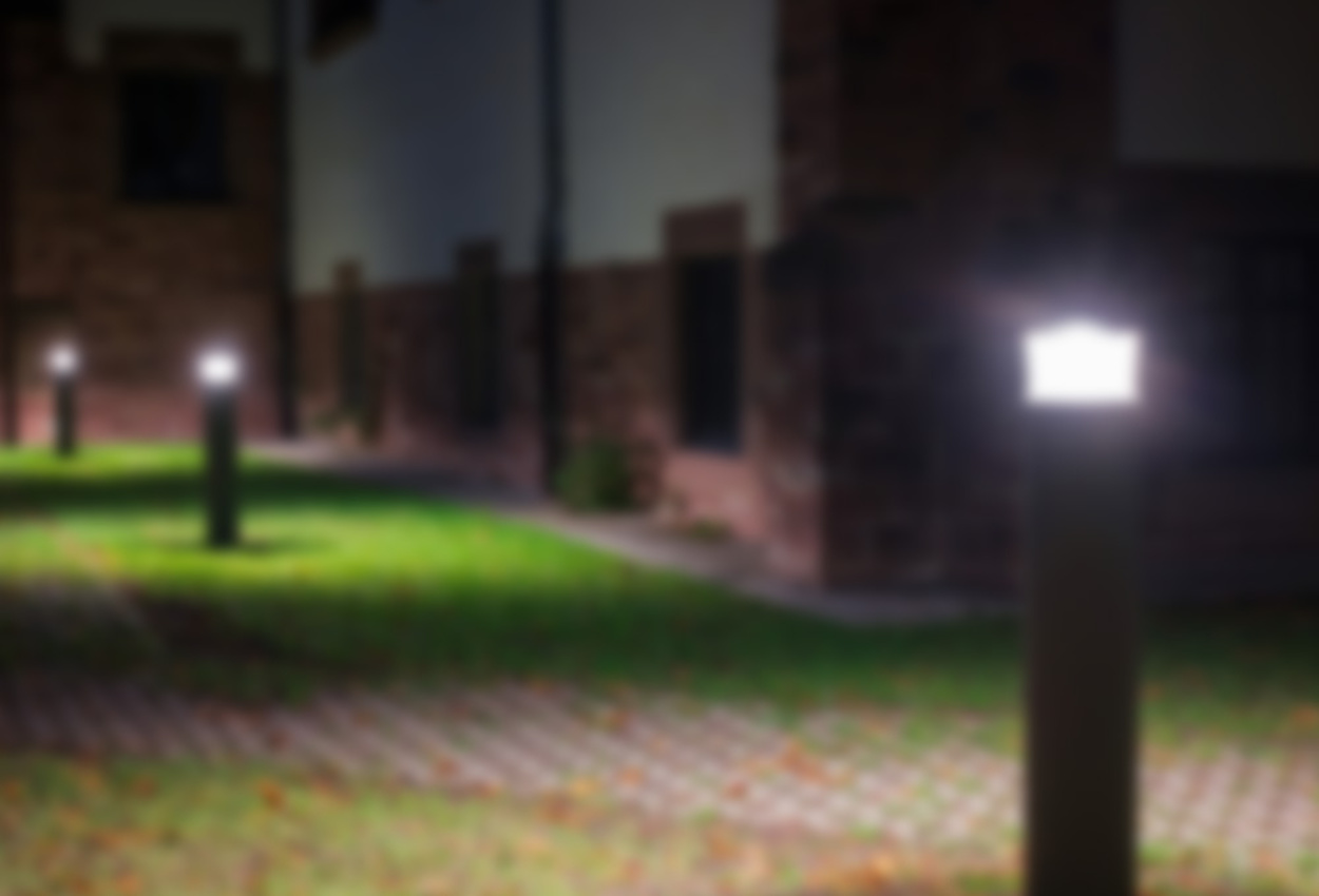 LED-Straßen­beleuchtung bei Montagebau Kiss e.K. in Karlstadt